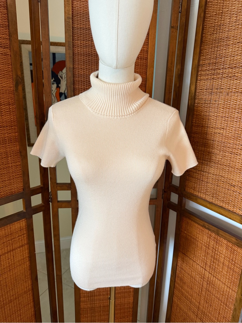 NWT Pookie & Sebastian Sloane turtleneck sweater medium cream